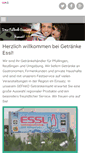 Mobile Screenshot of getraenke-essl.de